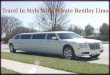 Booking Private Bentley limo anywhere Sugar Land