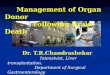 Management of organ donor following brain death  2016