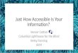 [AIIM17] Just How Accessible is Your Information? - Vencer Cotton and Betsy Fanning
