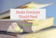 5 books everyone should read