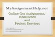 Assignment and homework help- My assignmenthelp.net