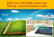 Eed 415 tutors learn by doing   eed415tutors.com