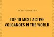 Scott collinson top 10 most active volcanoes in the world