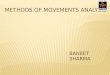 Methods of movements analysis
