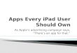 Top apps for ipad user