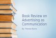 Book Review on Advertising as Communication