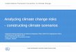 Analyzing climate change risks_constructing climate scenarios