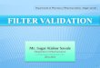 Filter validation