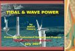 TIDAL and WAVE  POWER