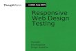 Responsive WebDesign Testing Using Galen
