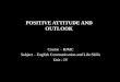 Bjmc i ecls_u-4_positive attitude and outlook