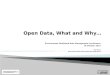Talking about Open Data at Otago University