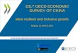 China 2017 OECD Economic Survey More resilient and inclusive growth