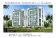 Residential properties in gurgaon