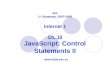 JavaScript Control Statements II