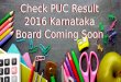 Check PUC Result 2016 Karnataka Board Coming Soon