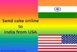 Send cake online to india from usa
