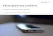 Systematically moving to mobile government excellence