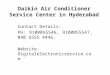 Daikin air conditioner service center in hyderabad