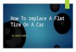 How to replace a flat tire on a