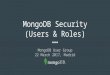 MongoDB Security Users & Roles