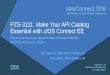 Make Your API Catalog Essential with z/OS Connect EE