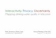 Interactivity, Privacy, and Uncertainty: Mapping Drinking Water Quality in Wisconsin