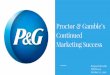 Proctor & Gamble's Continued Marketing Success