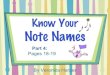 Note names part 4 ©