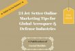 24 jet setter online marketing tips for global aerospace & defense industries