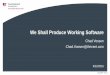 Chad Vossen - We shall produce working software