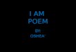 I am poem by oshea