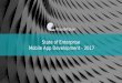 State of enterprise mobile app development 2017