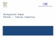 Background Paper : Valves Industries