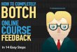 How To Completely Botch Online Course Feedback - @thesoloprenaut