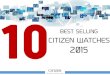 10 Best Selling Citizen Watches of 2015