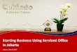 Starting business using serviced office in jakarta