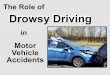 The Role of Drowsy Driving in Motor Vehicle Accidents