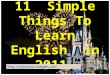 11 Simple Tips To Learn English This Year