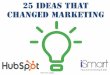 25 Ideas That Changed Marketing Part 3
