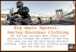 Big Apple Apparel: Harley-Davidson Clothing