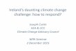 NERI seminar: Ireland’s daunting climate change challenge