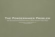 Powdermaker problem iuaes 2016v2