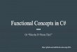 Functional concepts in C#