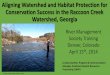 Aligning Watershed and Habitat Protection for Conservation Success in the Raccoon Creek Watershed, Georgia - Lindsay Gardner