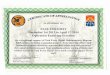 Certificate of Appreciation Task Force Signal