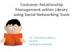 Customer Relationship Management within Library using Social Networking Tools