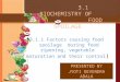 BIOCHEMISTRY OF  FOOD SPOILAGE
