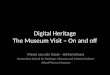 20160412 digital heritage guest lecture: The Museum Visit: On and Off