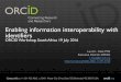 Enabling information interoperability with identifiers (L. Haak)